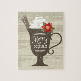 Merry Xmas Holiday Ice Creme Puzzle