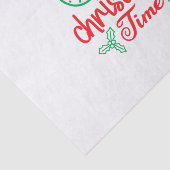 Merry Xmas It Is Christmas Time Seidenpapier (Ausschnitt)