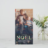 Merry Xmas Joyeux WEIHNACHTEN Grußgrüßen Foto (Stehend Vorderseite)