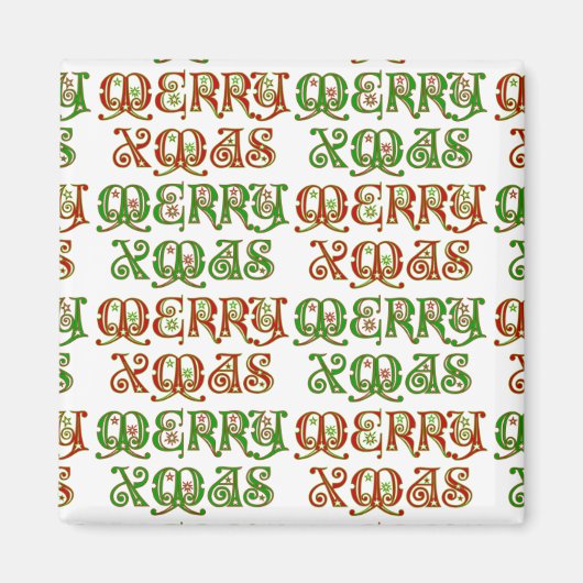Merry Xmas Magnet (Vorne)