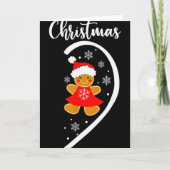 Merry Xmas Matching Christmas Pajama Black Crew Ne Karte (Vorderseite)