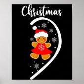 Merry Xmas Matching Christmas Pajama Black Crew Ne Poster (Vorne)