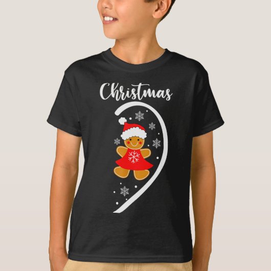 Merry Xmas Matching Christmas Pajama Black Crew Ne T-Shirt (Vorderseite)