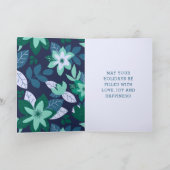 Merry Xmas Moderne botanische Weihnachten (Innenseite)