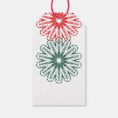 Merry Xmas moderner Minimalismus Geschenkanhänger (Rückseite)