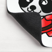 "MERRY XMAS" PANDA BEAR SANTA MOUSEPAD (Ecke)