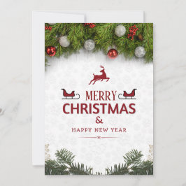 Merry Xmas Postcard Feiertagskarte