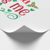 Merry Xmas Santa Hates Me Geschenkpapier (Ecke)