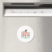Merry Xmas Santa Hates Me Magnet (In Situ (Geschirrspüler))