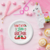 Merry Xmas Santa Little Helper Pappteller (Party)