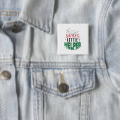 Merry Xmas Santas Little Helper Button (Beispiel)