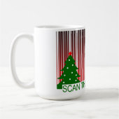 MERRY XMAS : Scannen Sie diesen Strichcode Kaffeetasse (Links)