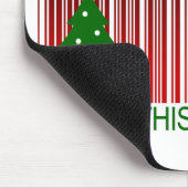 MERRY XMAS : Scannen Sie diesen Strichcode Mousepad (Ecke)