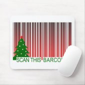 MERRY XMAS : Scannen Sie diesen Strichcode Mousepad (Mit Mouse)
