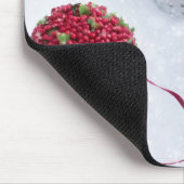 Merry Xmas - Schokolade auf dem Schnee Mousepad (Ecke)