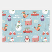 Merry Xmas Set Geschenkpapier Set (Vorderseite 2)