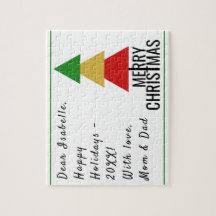 MERRY XMAS TREE TRIANGLE SHAPPE CHRISTMAS STRUMPF