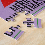 MERRY XMAS TREE TRIANGLE SHAPPE CHRISTMAS STRUMPF PUZZLE (Seite)
