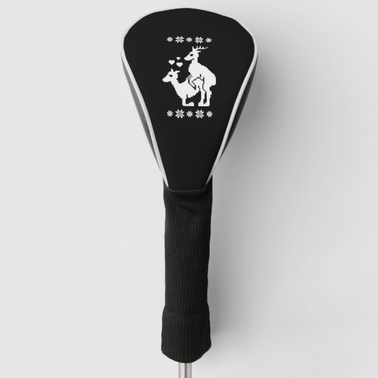 Merry Xmas Ugly Christmas Golf Headcover (Vorderseite)