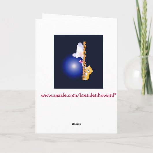 Merry Xmas Vater Feiertagskarte (Rückseite)