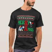 Merry Xmas Weihnachts-Apotheker Ugly Pharmacy Tec T-Shirt (Vorderseite)