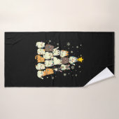 Merry Xmas Weihnachtsbaum Badehandtuch (Badehandtuch)