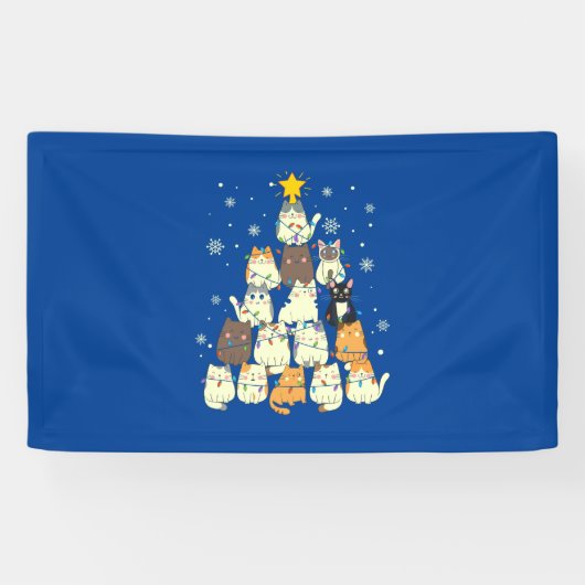 Merry Xmas Weihnachtsbaum Banner (Horizontal)