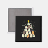 Merry Xmas Weihnachtsbaum Magnet (Vorderseite/Rückseite)