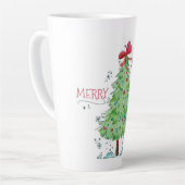 Merry Xmas Weihnachtsbaum Milchtasse (Linke Ecke)