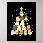 Merry Xmas Weihnachtsbaum Poster (Vorne)