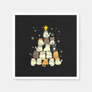 Merry Xmas Weihnachtsbaum Serviette