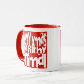 Merry Xmas Ya Filthy Animal Christmas Tasse (Vorderseite Links)