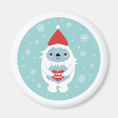 Merry Xmas Yeti Magnet (Vorne)