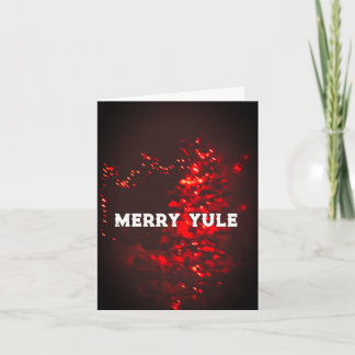 Merry Yule Christmas Card Feiertagskarte