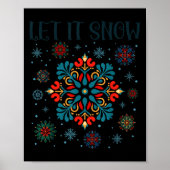 Merry Yule Winter Solstice God Jul Swedish Xmas Le Poster (Vorne)