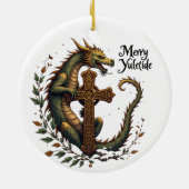 Merry Yuletide Dragon Ornament (Hinten)