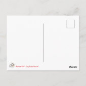 Merry Zombie Christmas Postcard Postkarte (Rückseite)