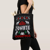 Merry Zombie Christmas Ugly Sweater Tasche (Von Nahem)
