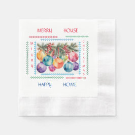Merry Zuhause Paper Napkin Serviette