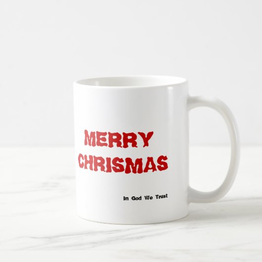 MerryChrismas1 Kaffeetasse (Rechts)