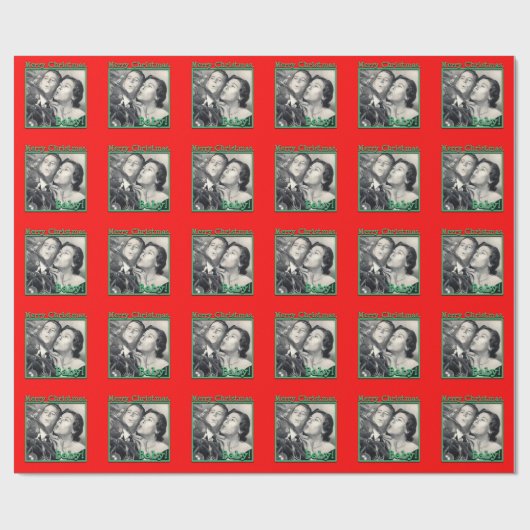 MerryChristmasBaby! - GlossyWrappingPaper 2' x6 Geschenkpapier (Flach)
