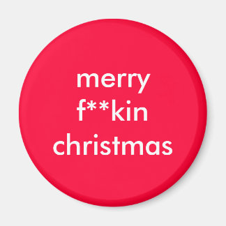 merryf**kinWeihnachten Magnet