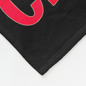 Merryjuana Weed Leaf Funny Christmas Pajama X-mas Fleecedecke (Ecke)