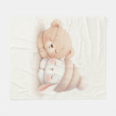 MerryMist Baby Dreams: Winter Blush – Ethereal Nur Fleecedecke (Vorderseite (Horizontal))