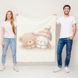 MerryMist Baby Dreams: Winter Blush – Ethereal Nur Fleecedecke