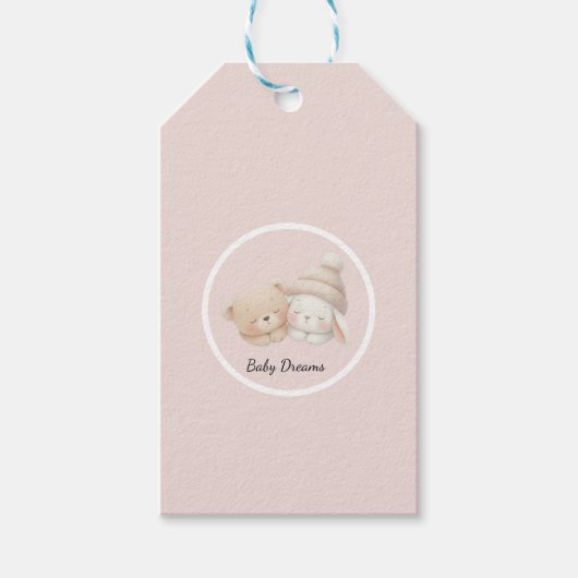 MerryMist Baby Dreams: Winter Blush – Ethereal Nur Geschenkanhänger (Vorderseite)