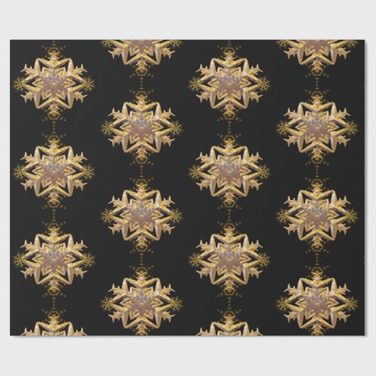 Merrymoore magische Schneeflocke-einzigartiges Geschenkpapier (Flach)