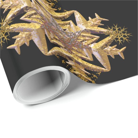 Merrymoore magische Schneeflocke-einzigartiges Geschenkpapier (Rolleneckpunkt)