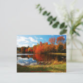 merrymtg -2, Merry-Meeting River Alton NH. Postkarte (Stehend Vorderseite)
