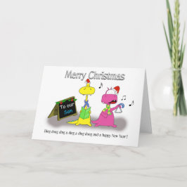 Merrys Weihnachtsson Feiertagskarte